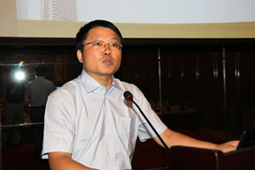 分論壇一：江蘇邗建集團(tuán)信息中心主任徐子根做主題發(fā)言