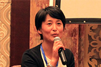 天津住宅集團建設(shè)工程總承包有限公司信息中心主任楊江做題為《天津民園體育項目BIM技術(shù)應(yīng)用》的演講