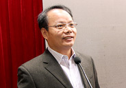 大岳基礎(chǔ)設(shè)施研究院資深項(xiàng)目管理專家陳國(guó)強(qiáng)作“PPP與施工企業(yè)經(jīng)營(yíng)模式變革”演講