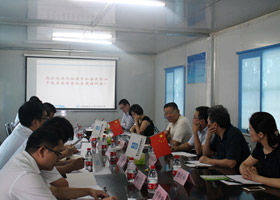 魯貴卿副主任帶隊一行到中建五局河南公司長葛項目調(diào)研信息化