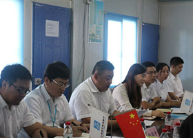  中建五局河南公司總經(jīng)理高鵬介紹信息化總體情況