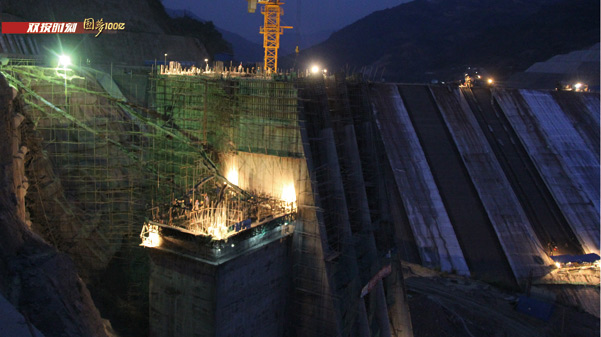 建設(shè)中的普西橋