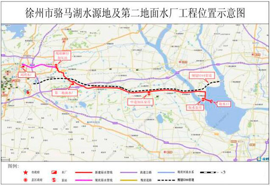 駱馬湖水源地及原水管線項目