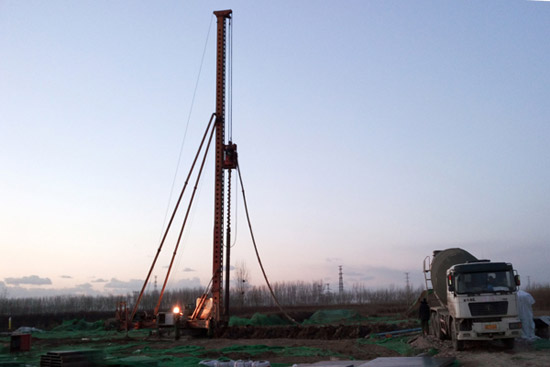 北京京臺(tái)項(xiàng)目11382顆CFG樁全部完成