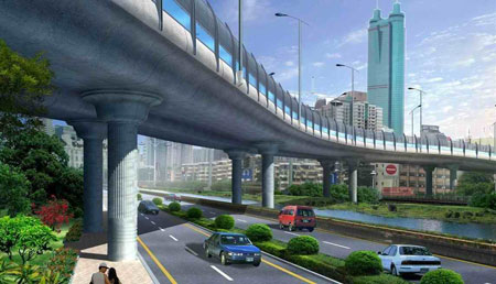 深圳市紅桂路-曬布路拓寬改造橋梁工程