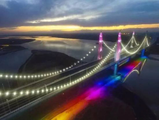 銀川濱河黃河大橋建成通車