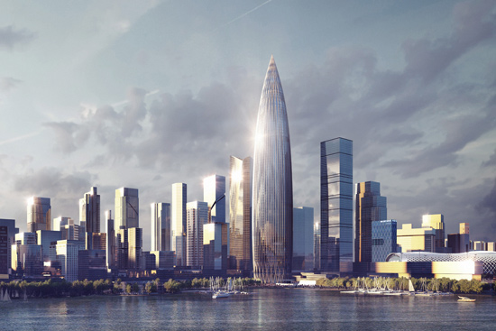 中建三局華潤(rùn)深圳灣國(guó)際商業(yè)中心項(xiàng)目效果圖