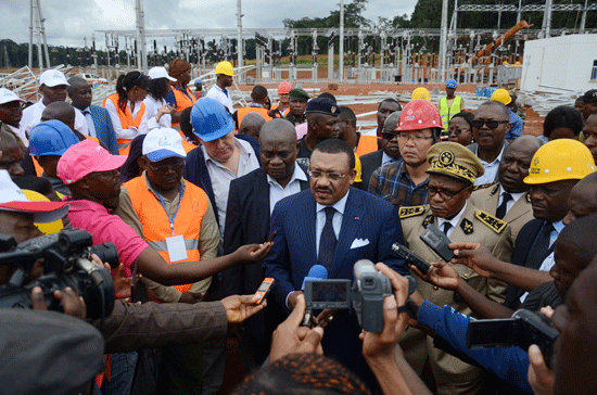 中國水電十六局承建最大的海外項目喀麥隆曼維萊水電站下閘蓄水