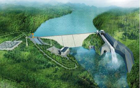 剛果(布)利韋索水電站大壩