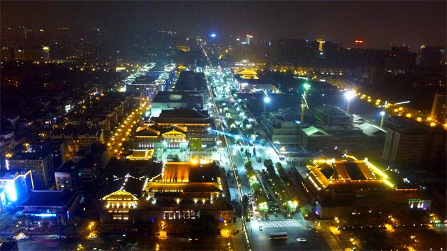 大唐不夜城夜景