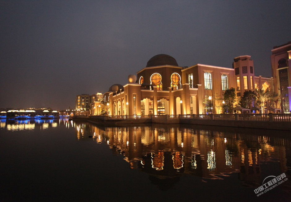 獅子湖阿拉伯會議酒店夜景