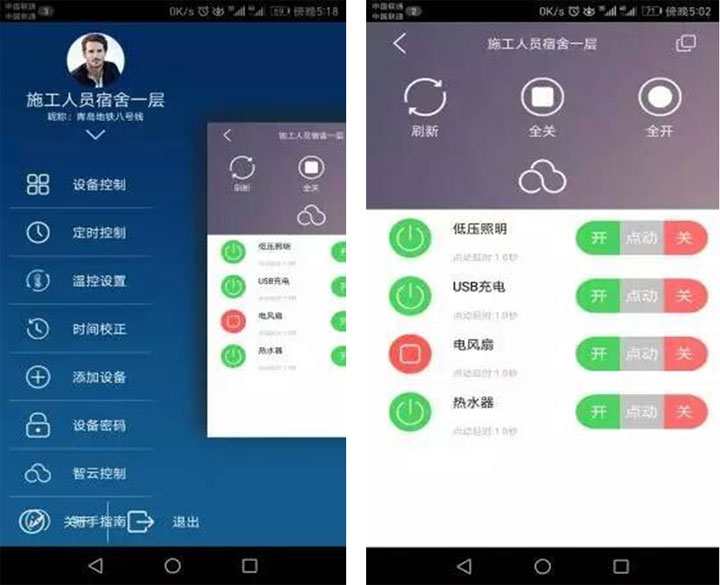 辦公區(qū)、生活區(qū)用電智能控制系統(tǒng)