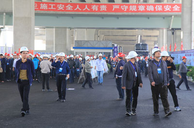 鄭州市東三環(huán)（107輔道）快速化工程PPP項(xiàng)目現(xiàn)場觀摩