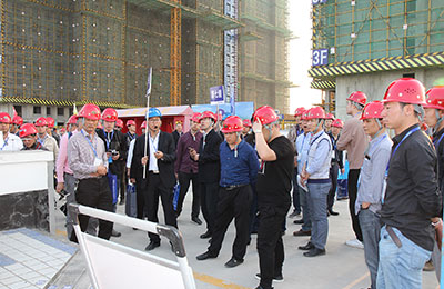 鄭州一建南曹安置房項目現(xiàn)場觀摩