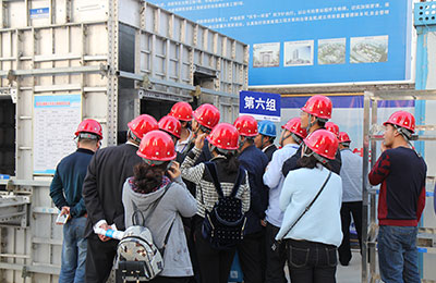 鄭州一建南曹安置房項目現(xiàn)場觀摩