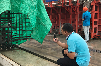 中鐵大橋局武漢青山長(zhǎng)江大橋項(xiàng)目現(xiàn)場(chǎng)觀摩