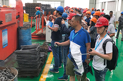 中鐵大橋局武漢青山長(zhǎng)江大橋項(xiàng)目現(xiàn)場(chǎng)觀摩