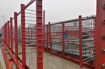 中鐵大橋局武漢青山長(zhǎng)江大橋項(xiàng)目現(xiàn)場(chǎng)觀摩