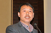 中交第二航務工程局財務資金部總經(jīng)理-姚光華做主題發(fā)言